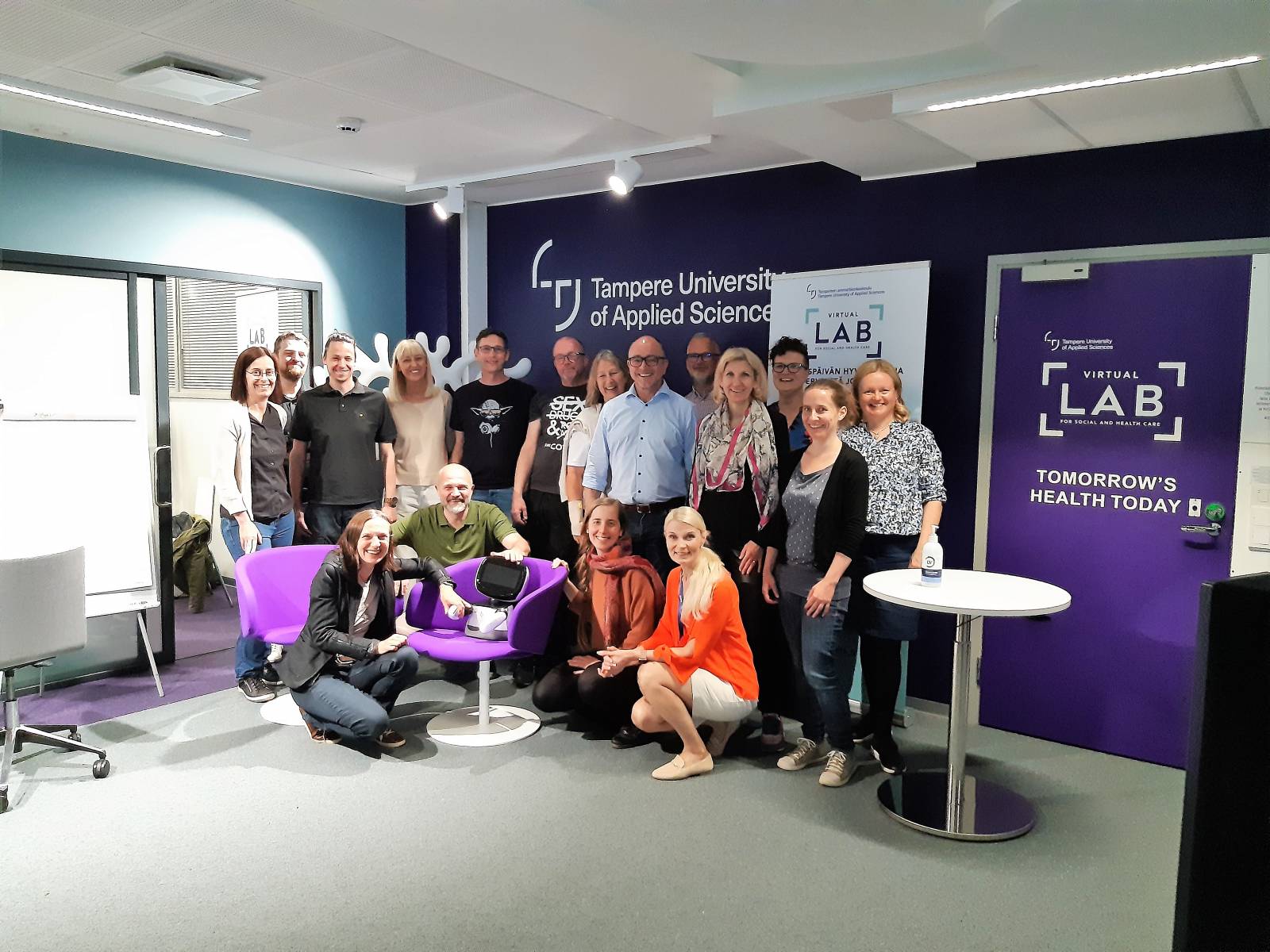 Labin vieraita 24.5.2022 Kehitysvammaisten palvelusäätiöstä ja Itävallasta