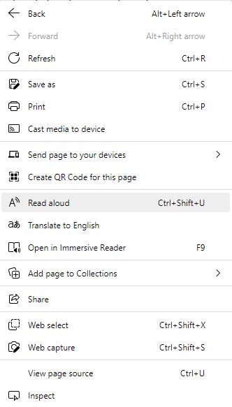 verkkosivujen lukeminen