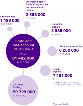 Profit and loss account revenues