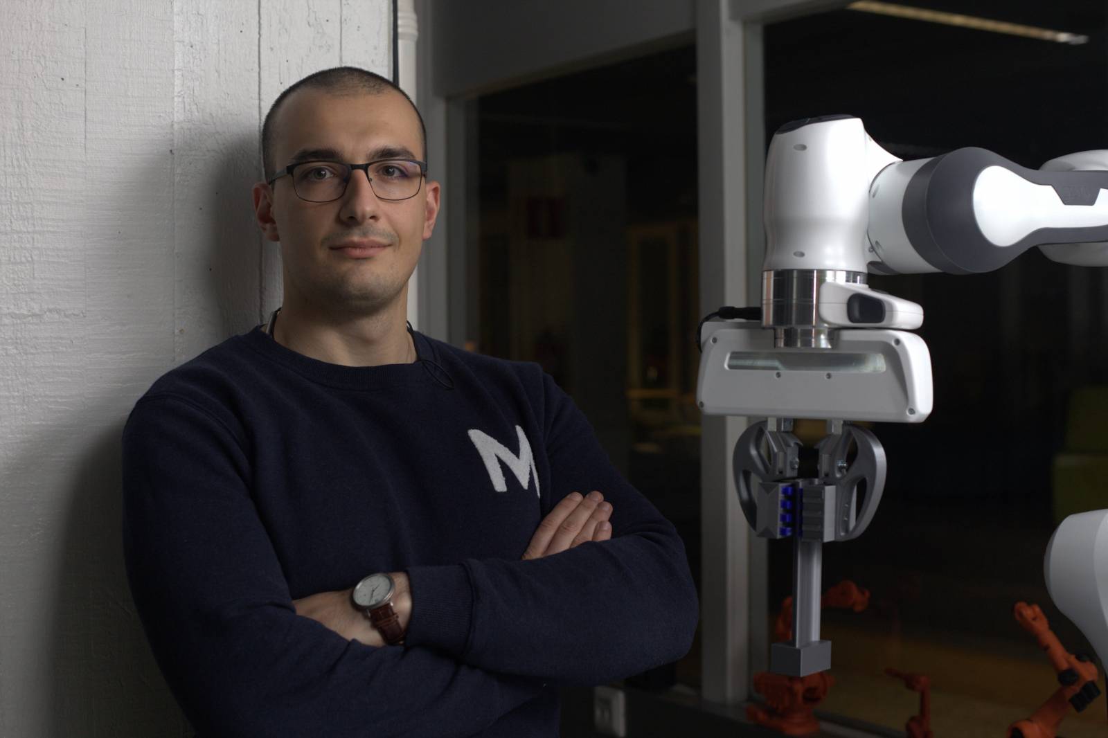 In the photo, doctoral researcher Metodi Netzev.