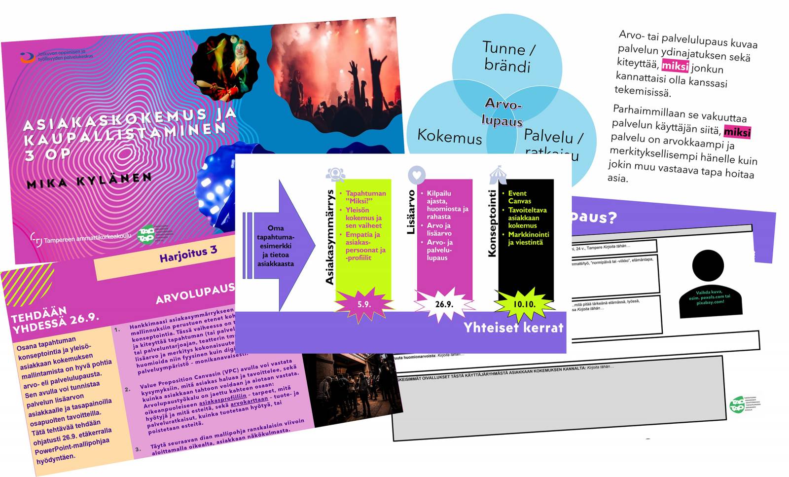 Asiakaskokemus ja kaupallistaminen luentokalvoja