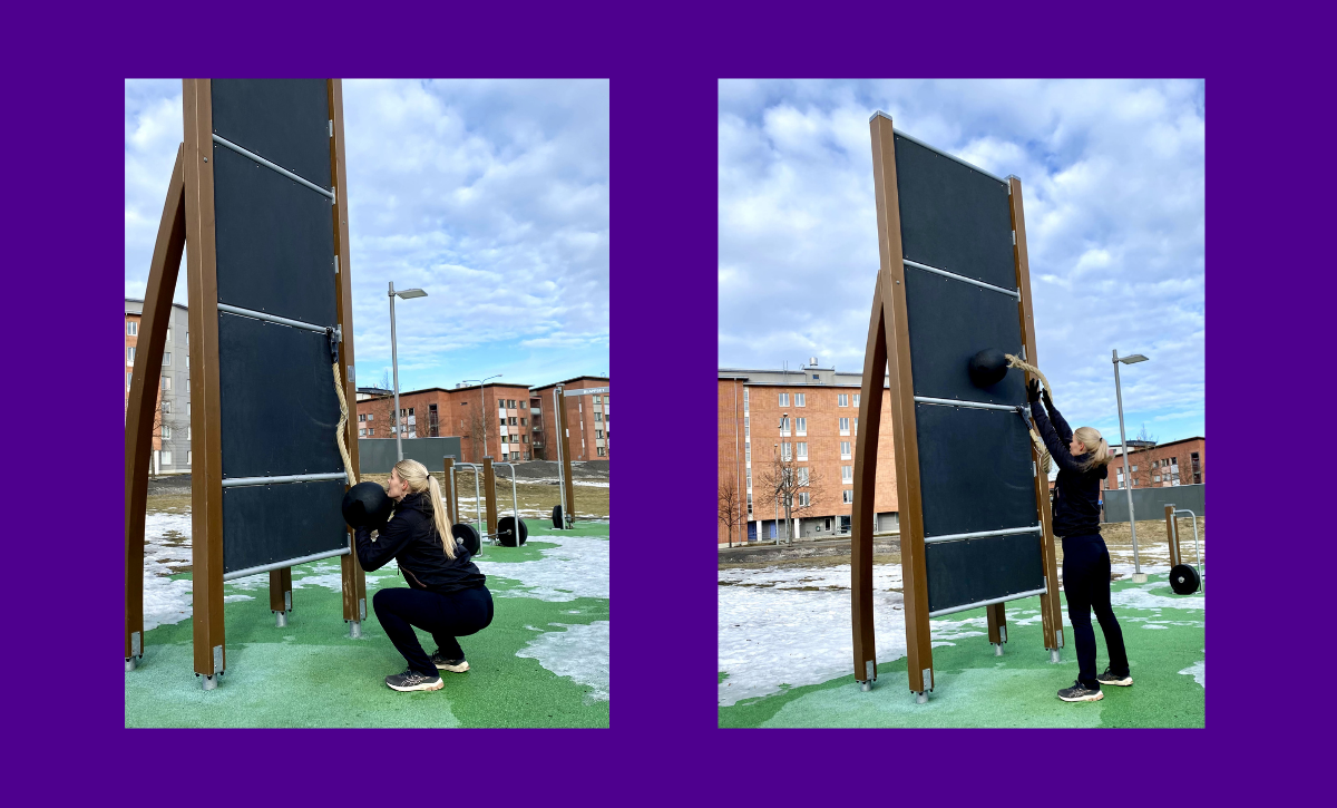 Kyykky ja pallonheitto