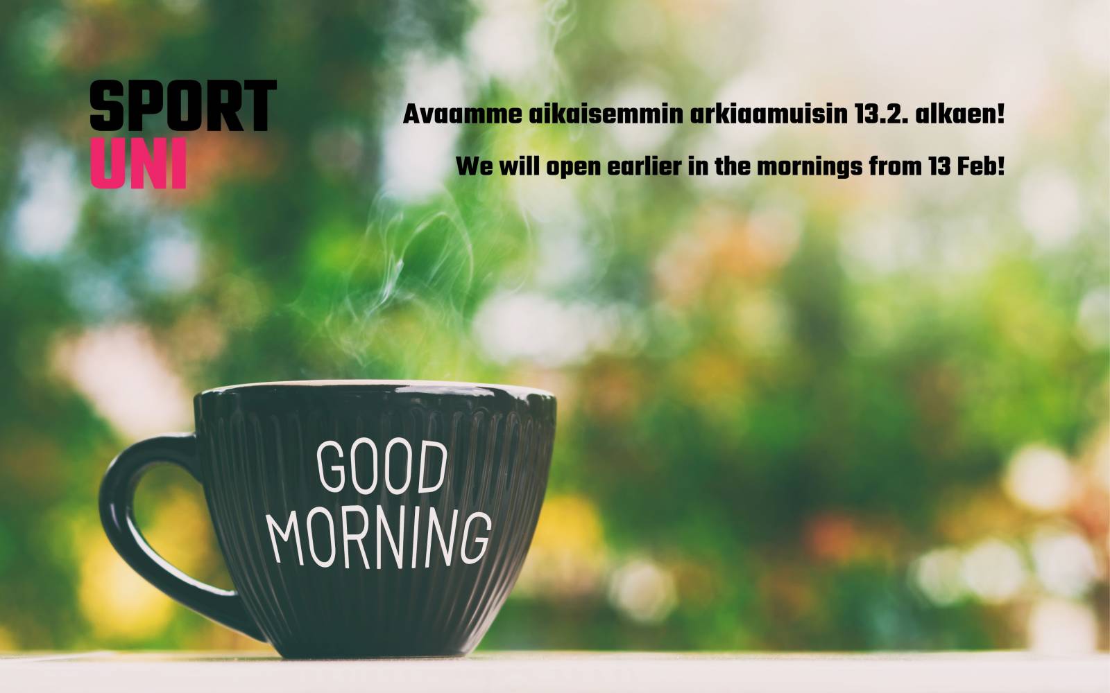 Aikaisemmat aukioloajat