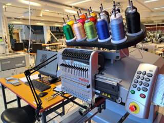 Picture of embroidery machine
