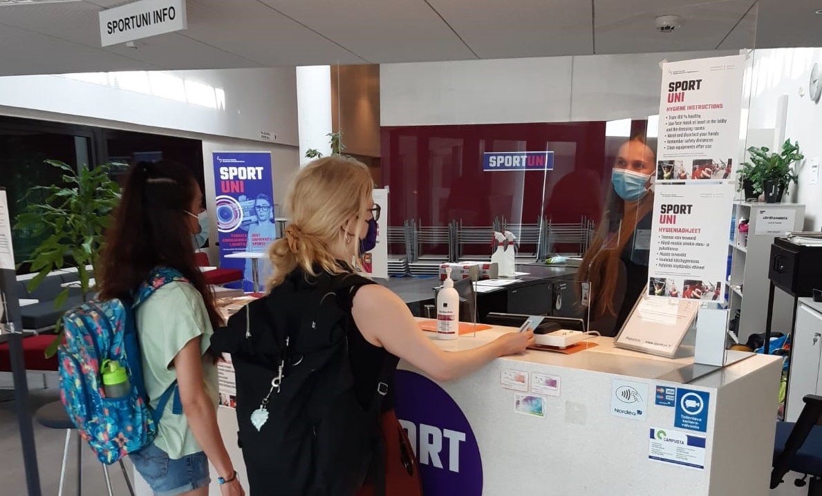 Sport Centre Atalpa reception.