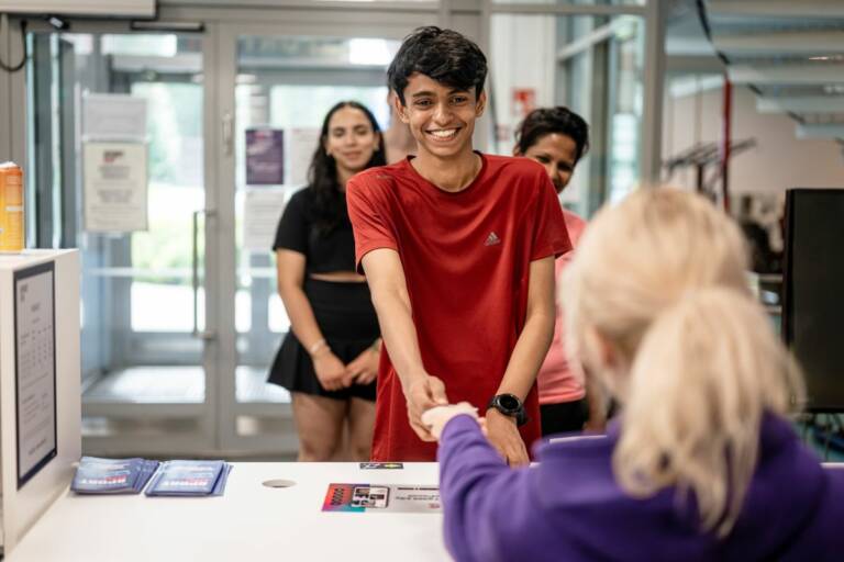 Reception in SportUni Kauppi