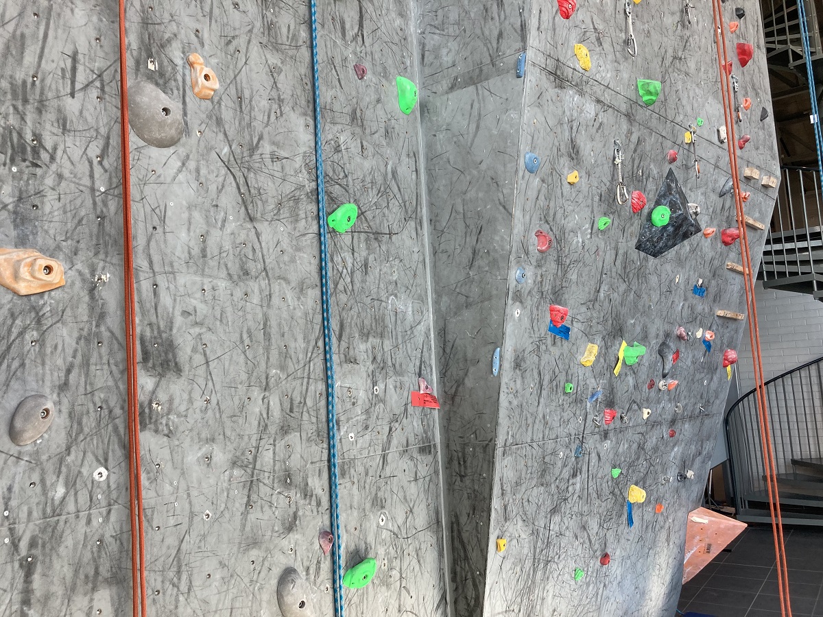 The climbing wall in Hervanta