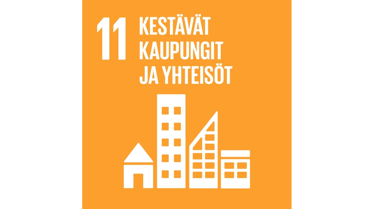 Tavoite 11: Kestävät kaupungit ja yhteisöt
