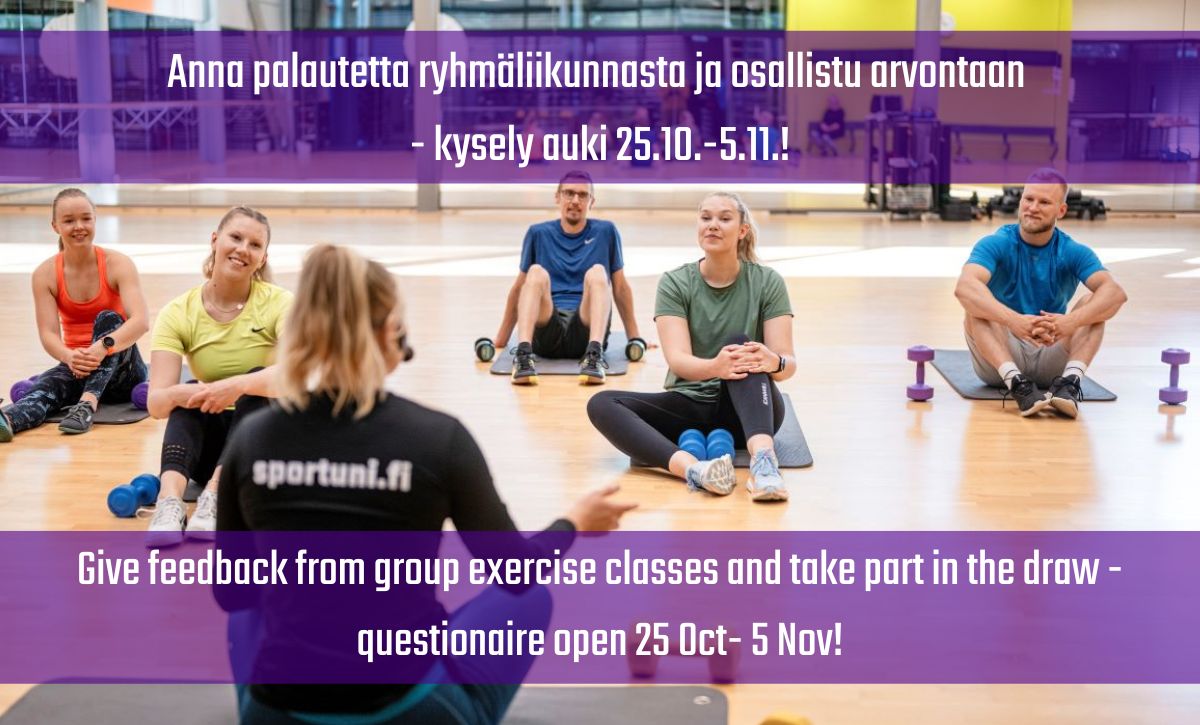 Group exercise in Hervanta