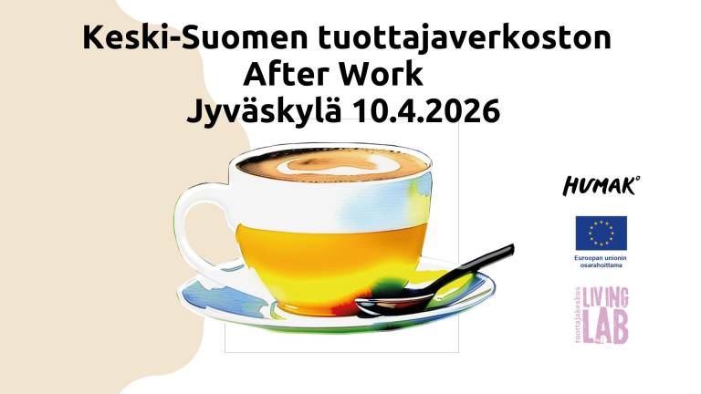 Keski-Suomen tuottajaverkoston After Work Jyväskylä 10.4.2026