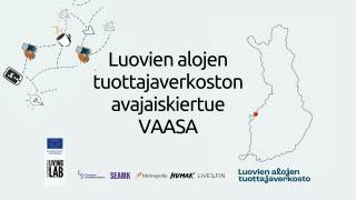 Luovien alojen tuottajaverkoston avajaiskiertue VAASA