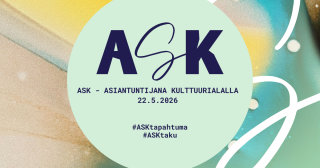ASK-asiantuntijana kulttuurialalla 22.5.2026