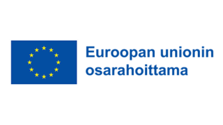 EU-lippu ja teksti: Euroopan unionin osarahoittama.