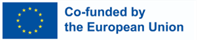 Rahoittajan logo: Co-funded by the EU.