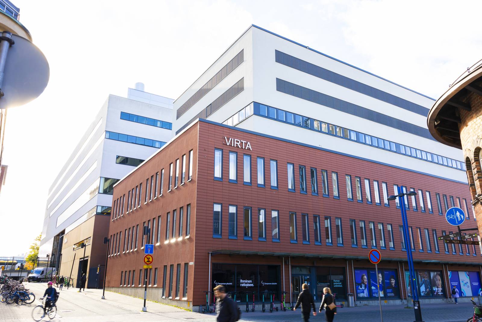 Virta building on the City Centre Campus.
