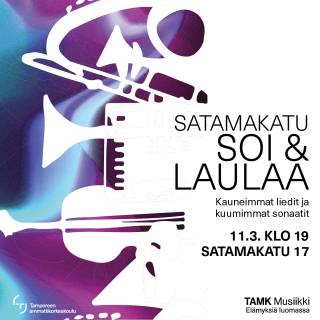 Satamakatu soi ja laulaa