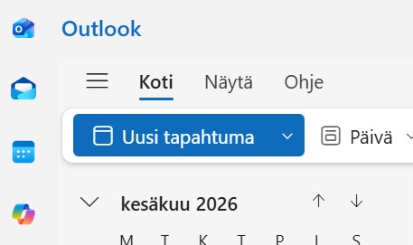 Lisää uusi tapahtuma