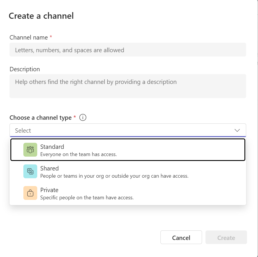 Yksityinen kanava teamsissa