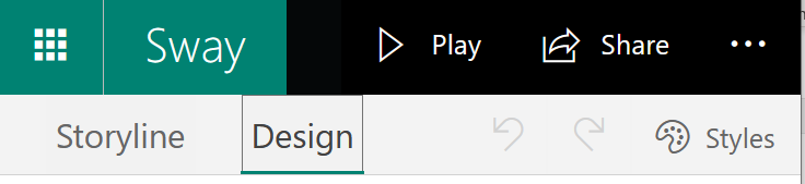 Styles -valikosta löydät mallit ulkoasun valintaan
