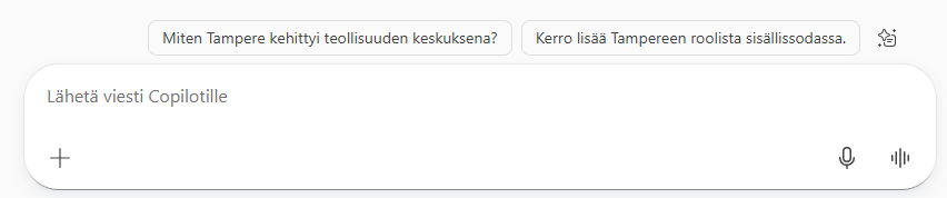 Copilot Chat jatkokysymykset