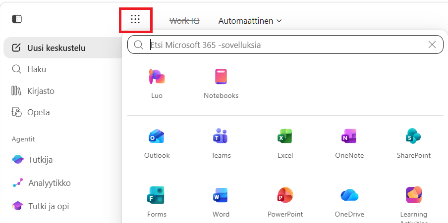 M365 portaali