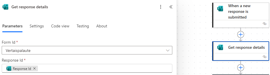 Työnkulun luominen Power automatella