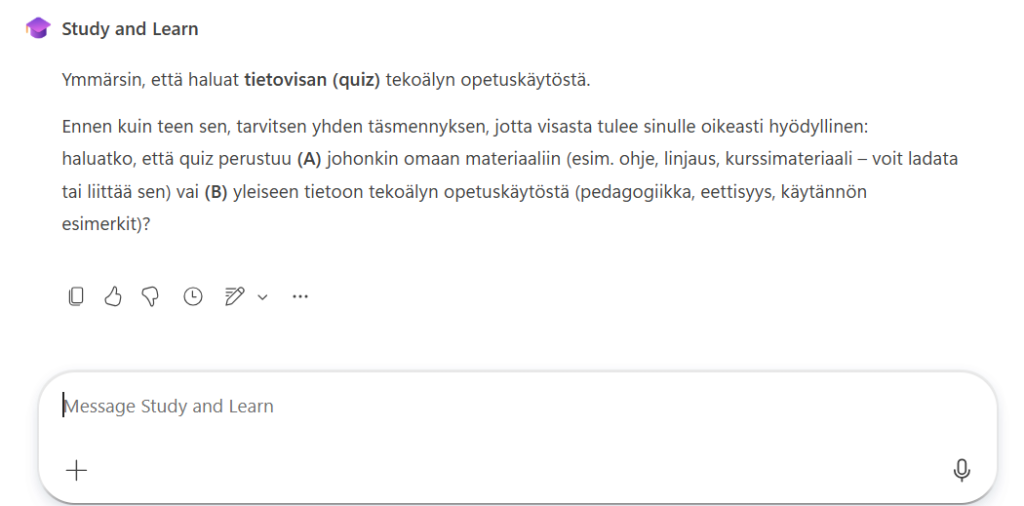 Tehtävien pyytäminen agentilta