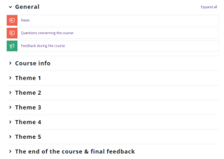 Custom sections template.