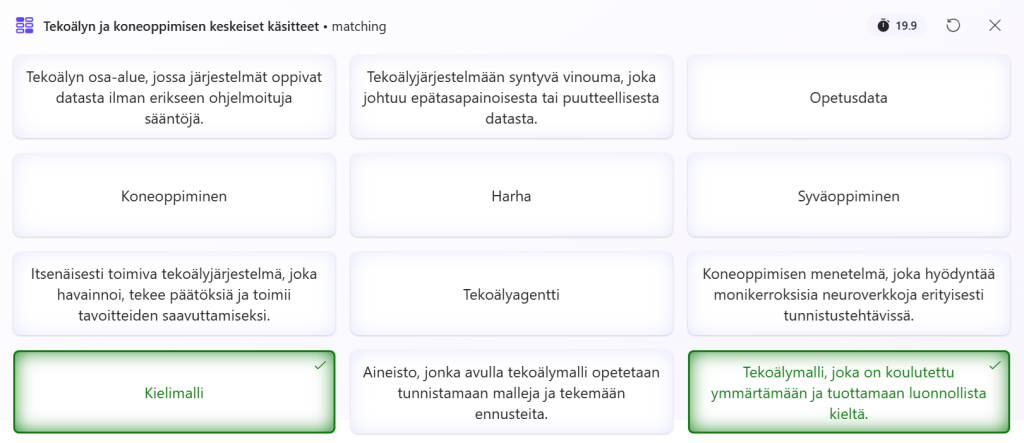 Click the matching pairs