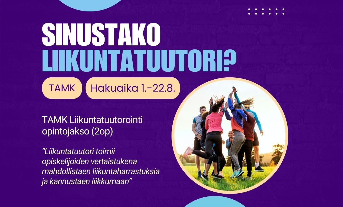 Tietoa liikuntatuutorointi-kokonaisuudesta.