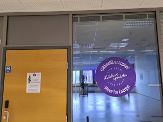taukoliikuntahuone ulkoa päin