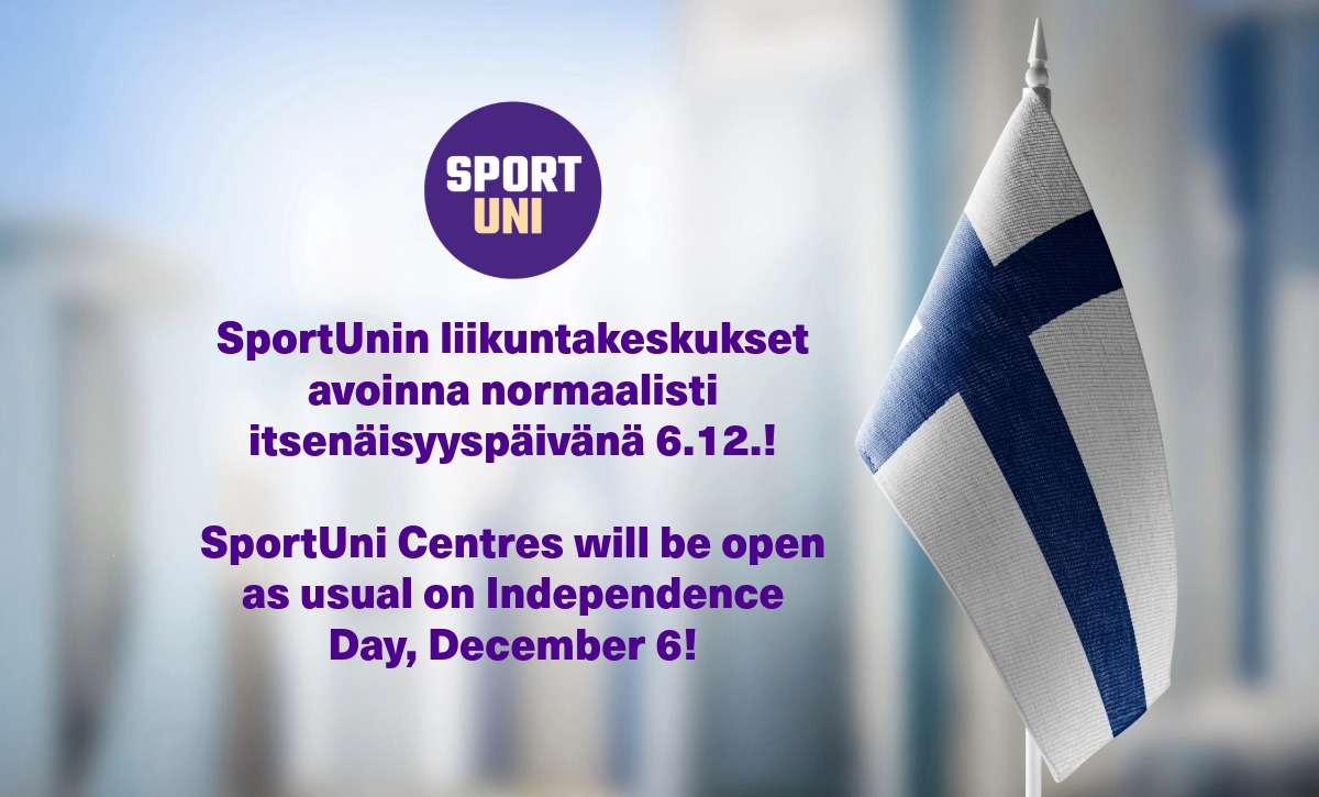 Itsenäisyyspäivänä avoinna