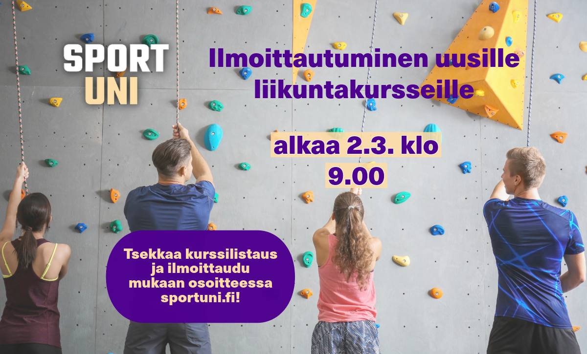 Ilmoittautuminen kursseille