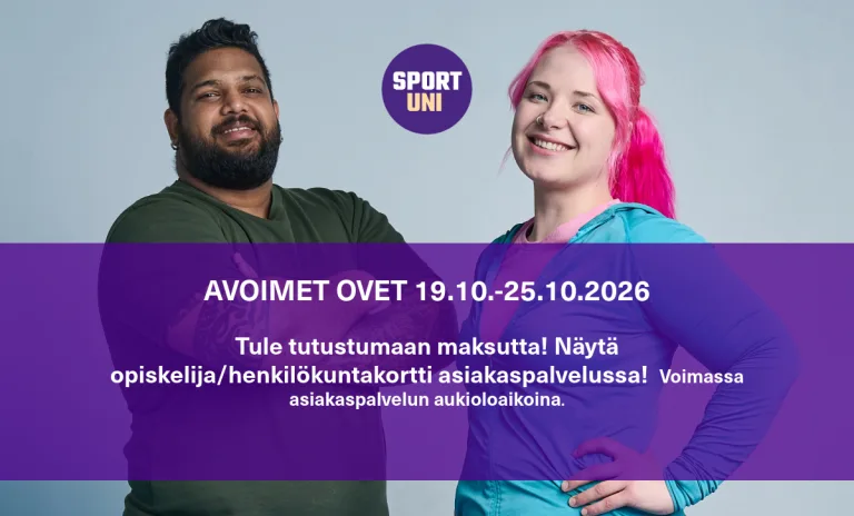 SportUni avoimet ovet