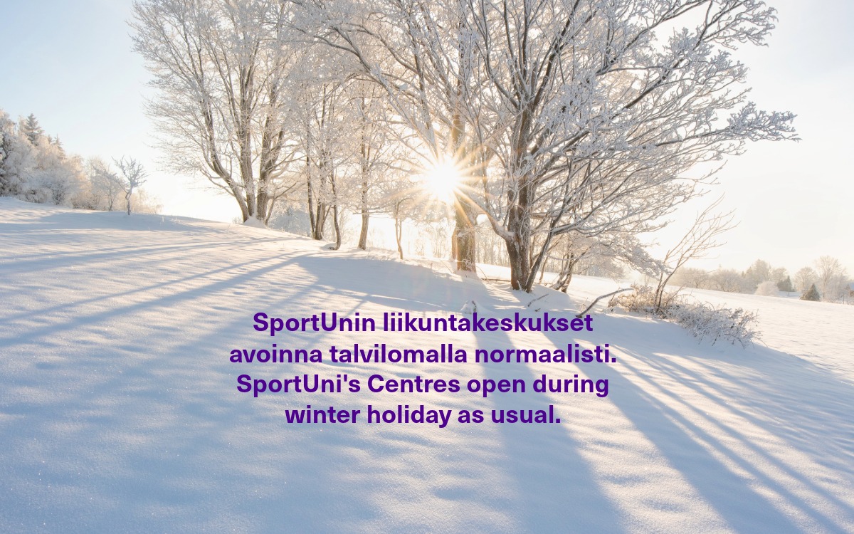 Open on Winter holiday