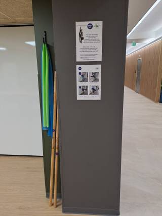 EXERCISE STICKS AND BANDS