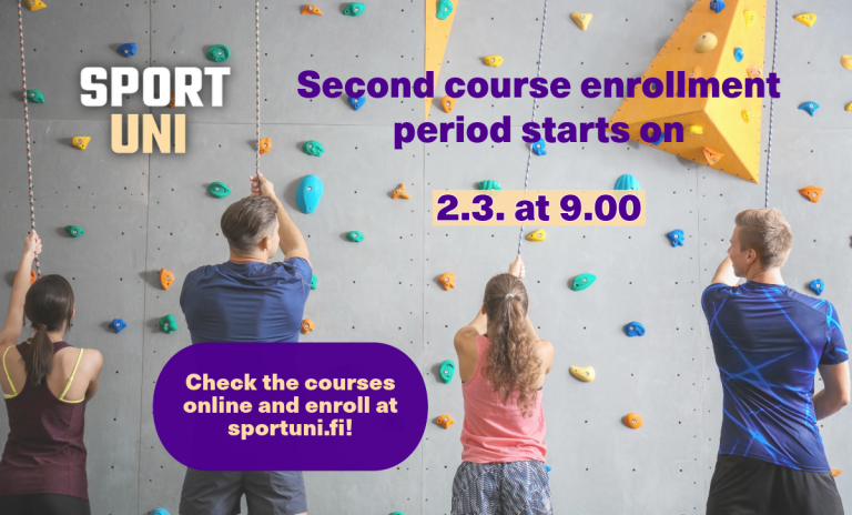 SportUni course enrollment