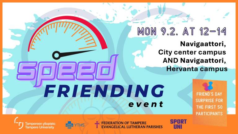 Speed Friending - event poster