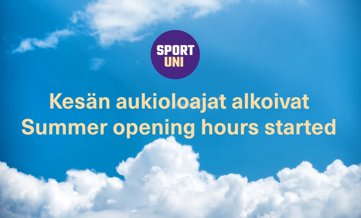 Summer opening hours ad