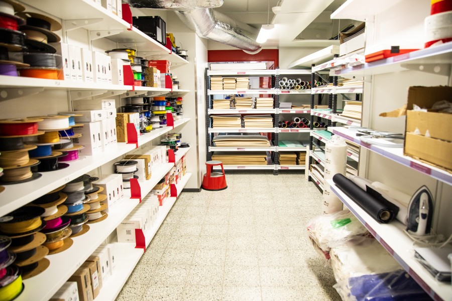 FabLab materiaalivarasto