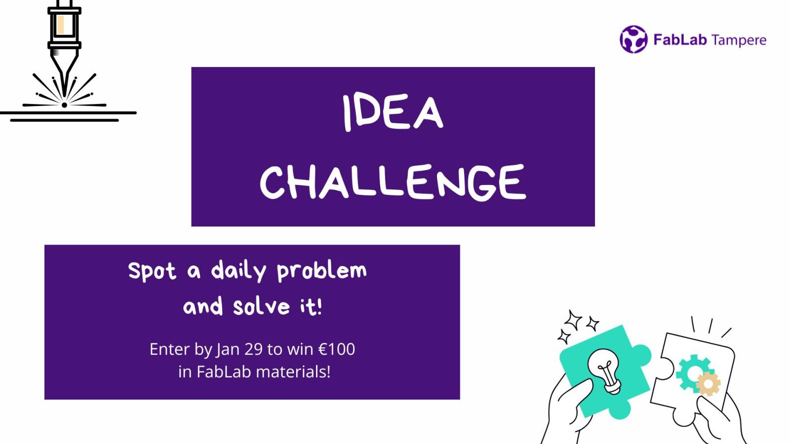 Advertisement of idea challenge