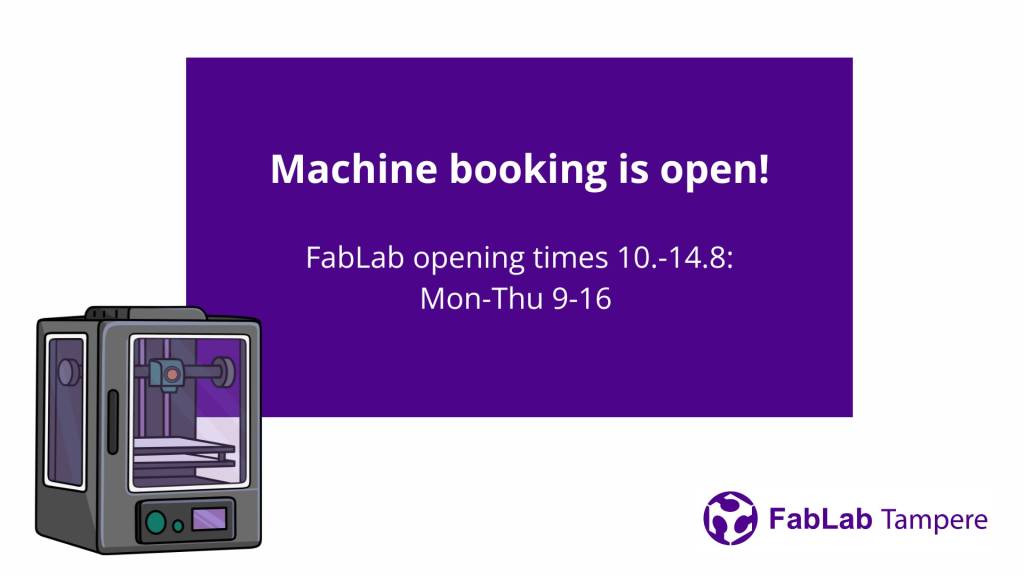 FabLab opening times