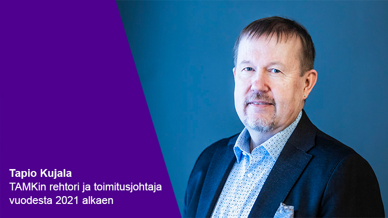 TAMKin rehtori ja toimitusjohtaja Tapio Kujala.