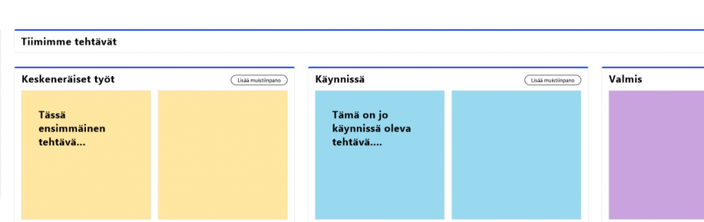 Whiteboard kanban