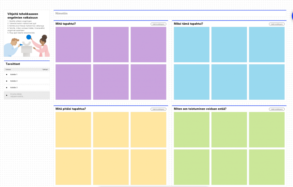 M365 whiteboard template