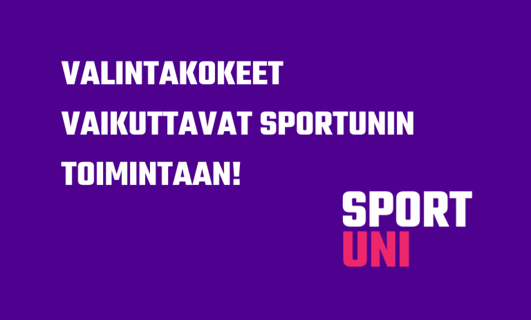 Valintakokeet vaikuttavat SportUnin toimintaan.
