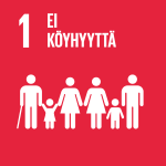 YK:n kestävän kehityksen tavoite 1. ei köyhyyttä.