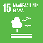 YK:n kestävän kehityksen tavoite 15. maanpäällinen elämä.