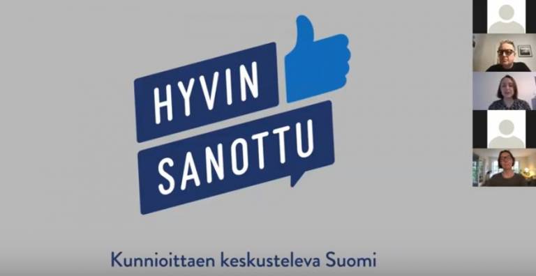 Well Said campaign by YLE and partners