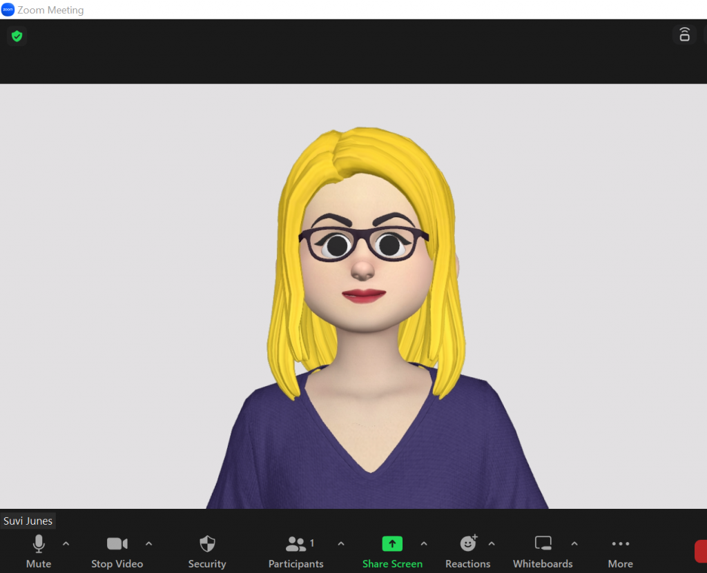 Zoom Create an avatar of yourself for video meetings  Digital toolkit   Tampere Universities